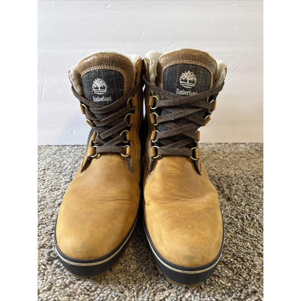Timberland Men's Spruce Mountain Insulated Waterproof Boots Wheat Mid Size 9